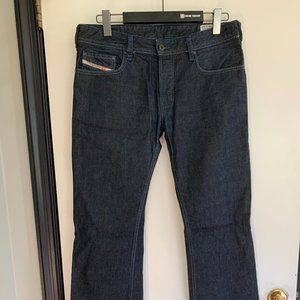 Men's Diesel Zatiny Regulat-Bootcut Jeans W31/L32 Dark Blue Denim